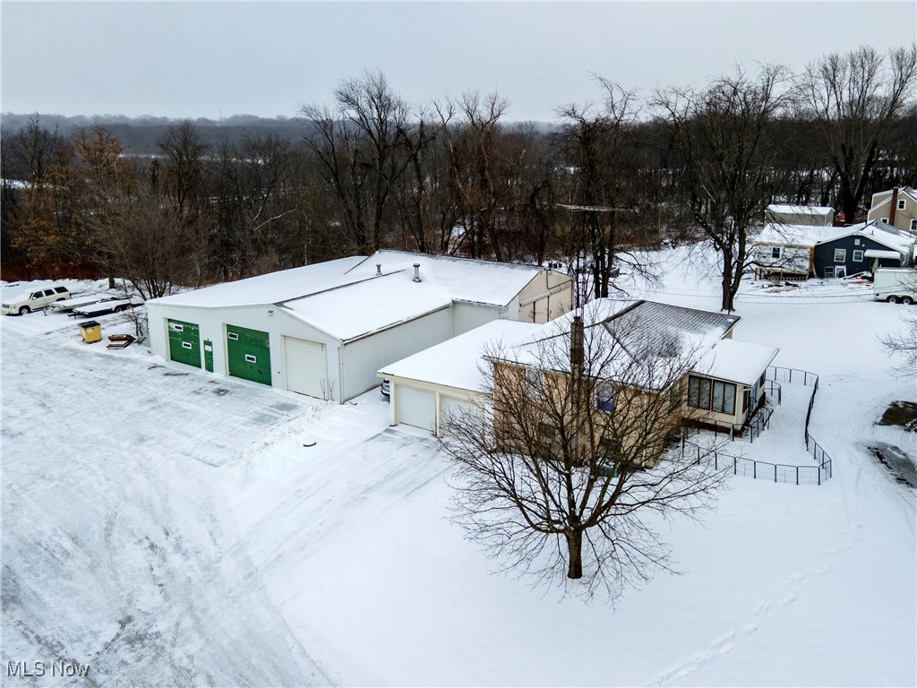 794 Benton Road Salem, OH 44460 - Photo 36 of 44 View of snowy aerial view