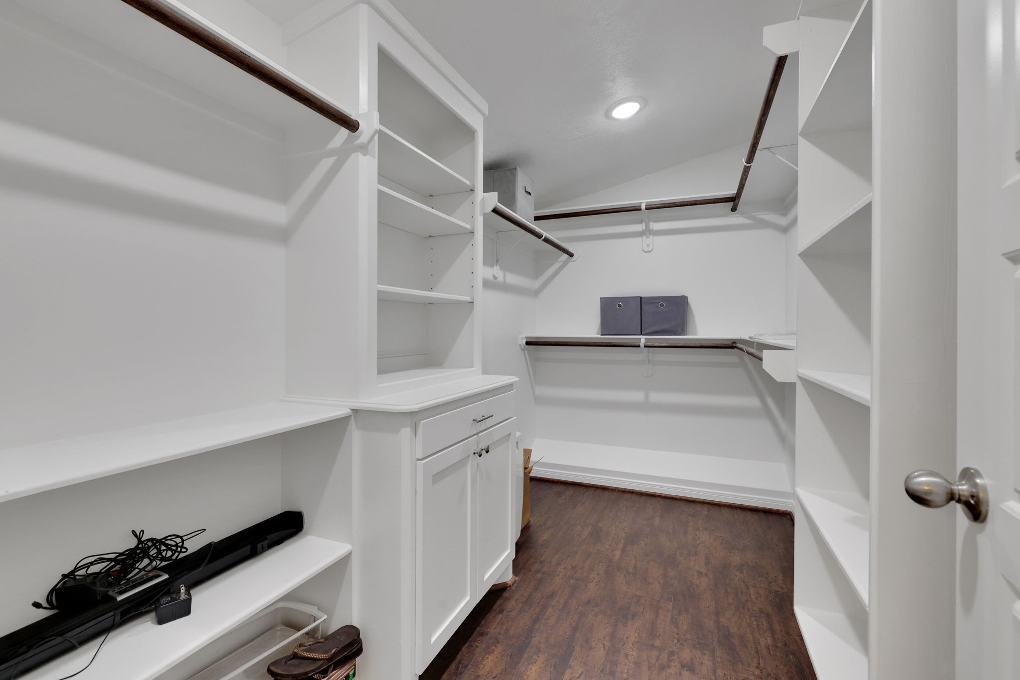 20 Ridgeway Drive Coldspring, TX 77331 - Photo 15 of 40 a view of a storage & utility room with wooden floor