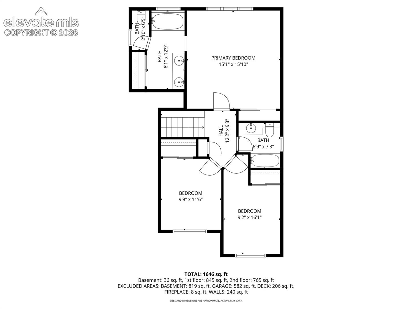 2413 Cinnabar Road Colorado Springs, CO 80921 - Photo 3 of 50 Upper Level (bedrooms)