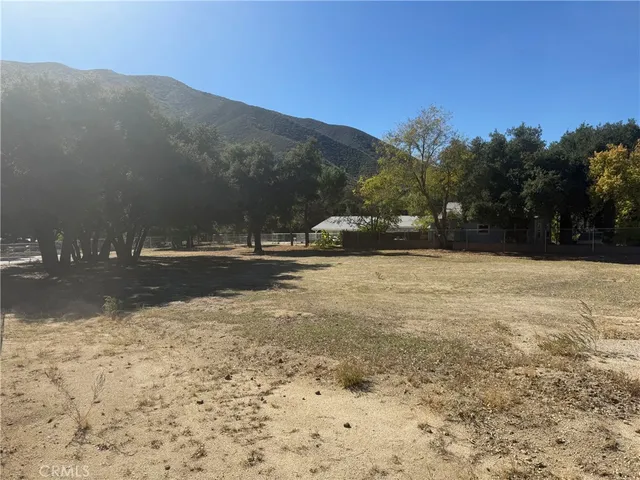 a view of road with trees