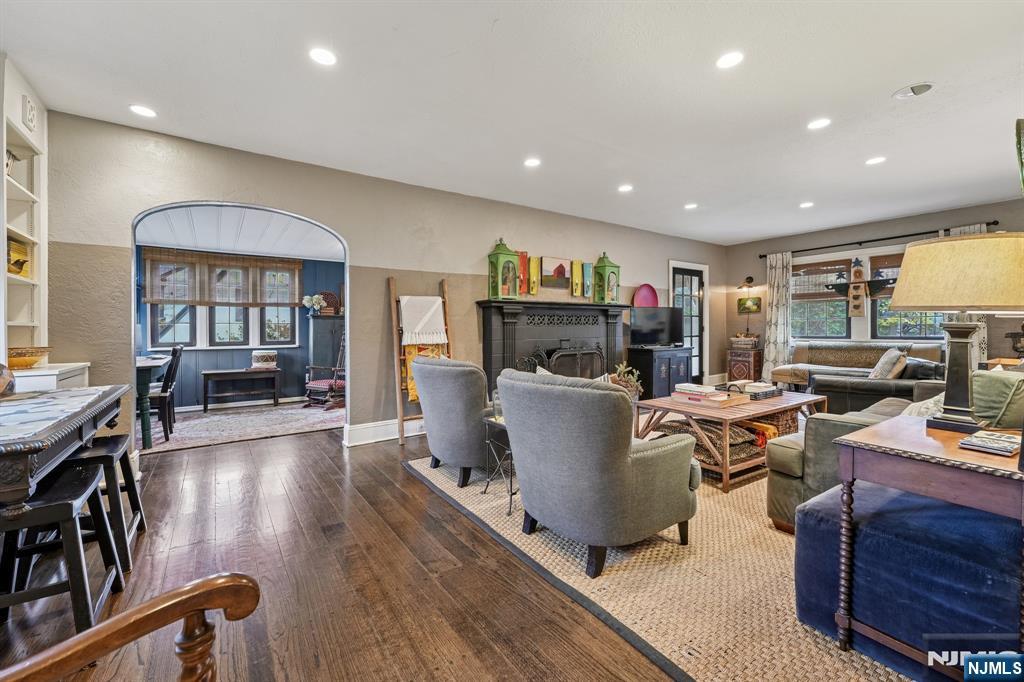 54 Joyce Road Tenafly, NJ 07670 - Photo 4 of 35 a living room with lots of furniture and a wooden floor