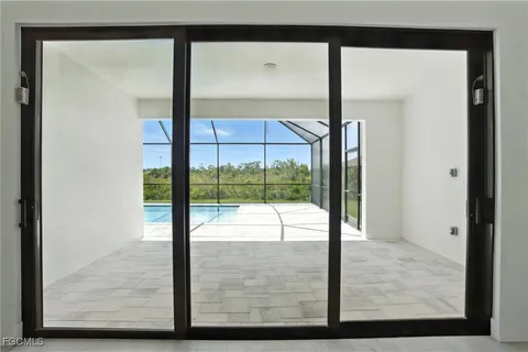 a view of front door