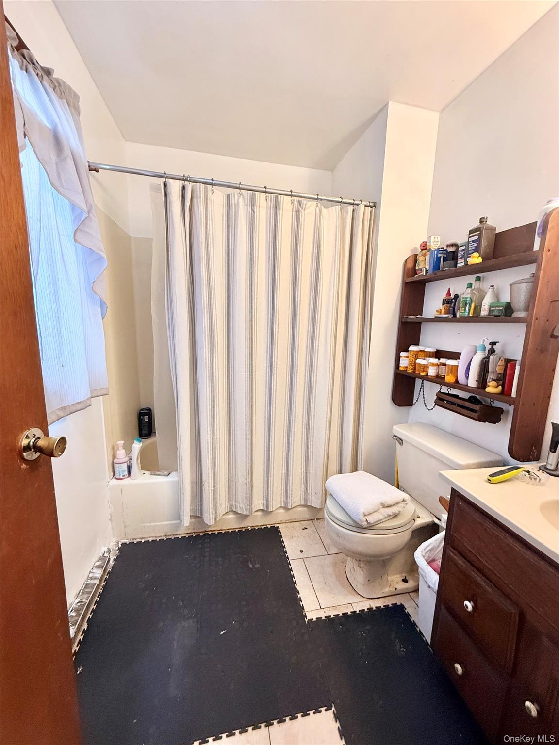 22 Blue Point Road Mastic Beach, NY 11951 - Photo 19 of 29 a bathroom with a sink and a toilet