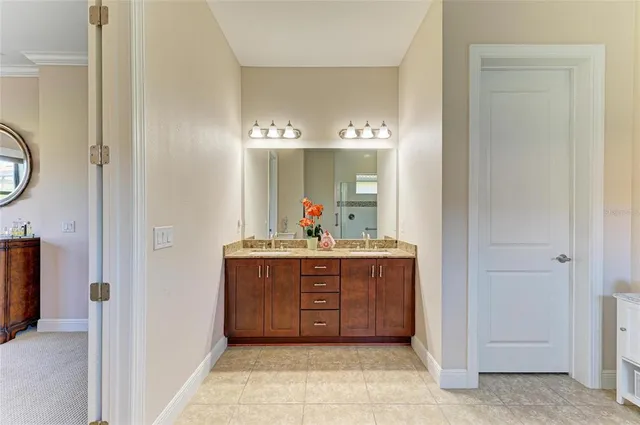 a view of outdoor space with swimming pool and patio