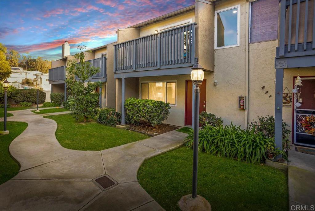 a front view of a house having yard