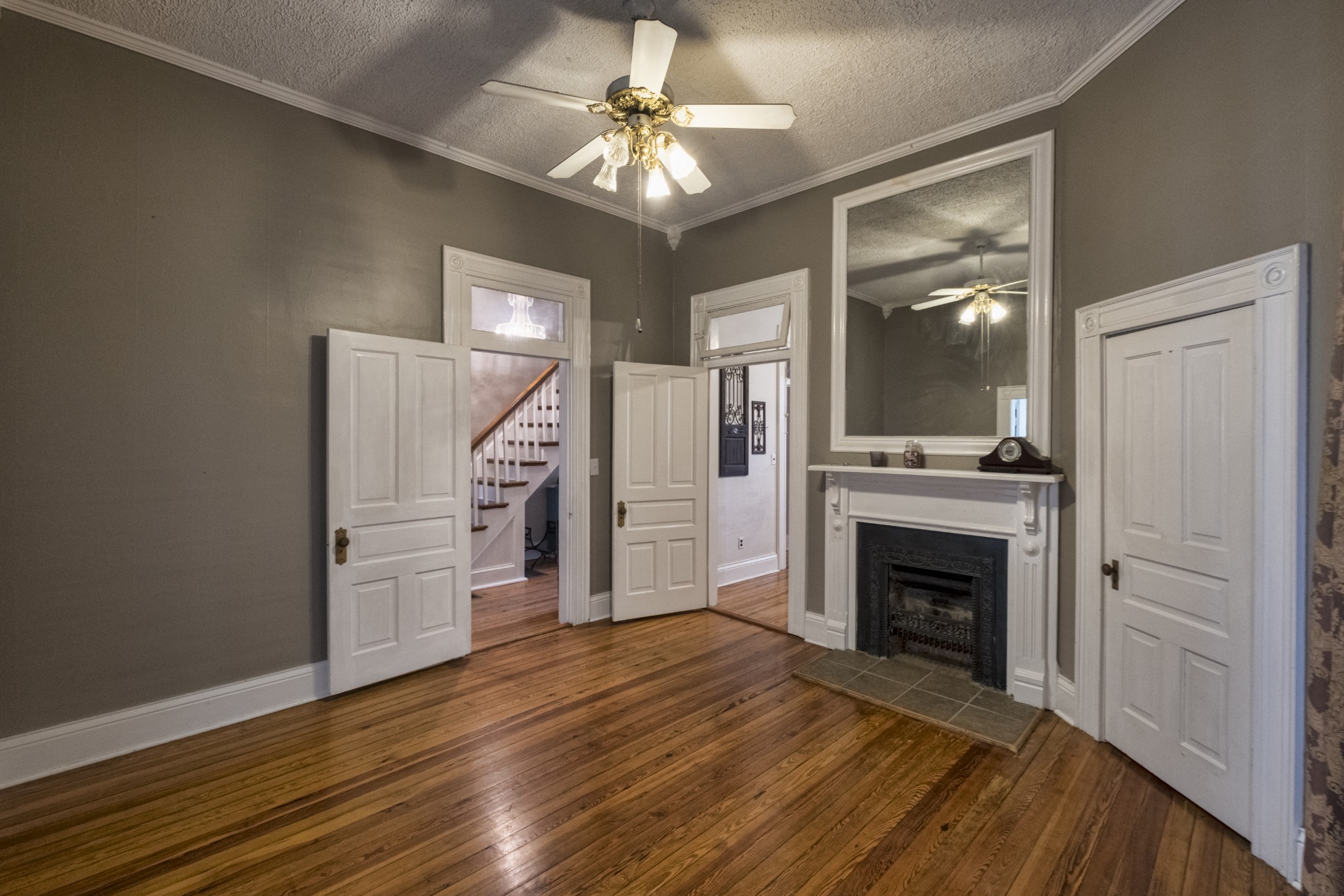 211 North Main Street Springfield, TN 37172 - Photo 19 of 30 a view of empty room with a fireplace and wooden floor