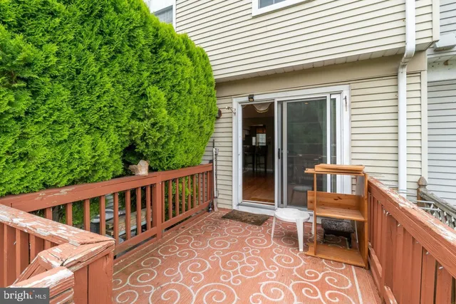 a view of a house with a deck