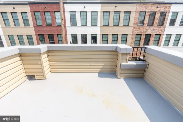 a view of a building with many windows