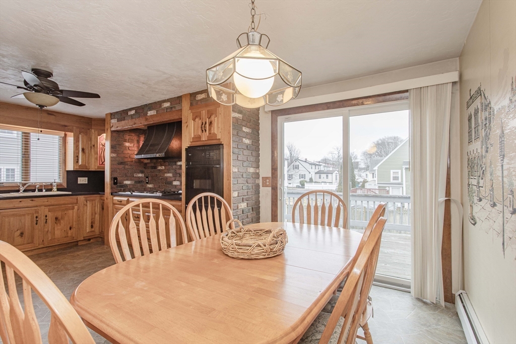 71 Vallaro Road Boston, MA 02136 - Photo 13 of 37 a view of a dining room with furniture window and outside view