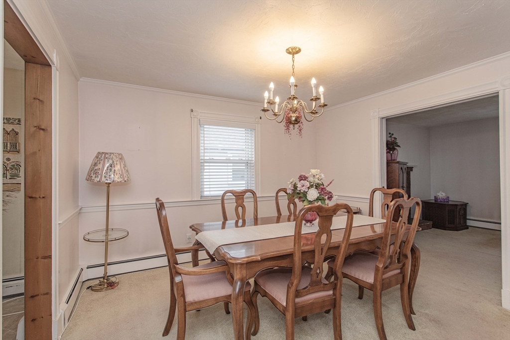 71 Vallaro Road Boston, MA 02136 - Photo 8 of 37 a view of a dining room with furniture and chandelier
