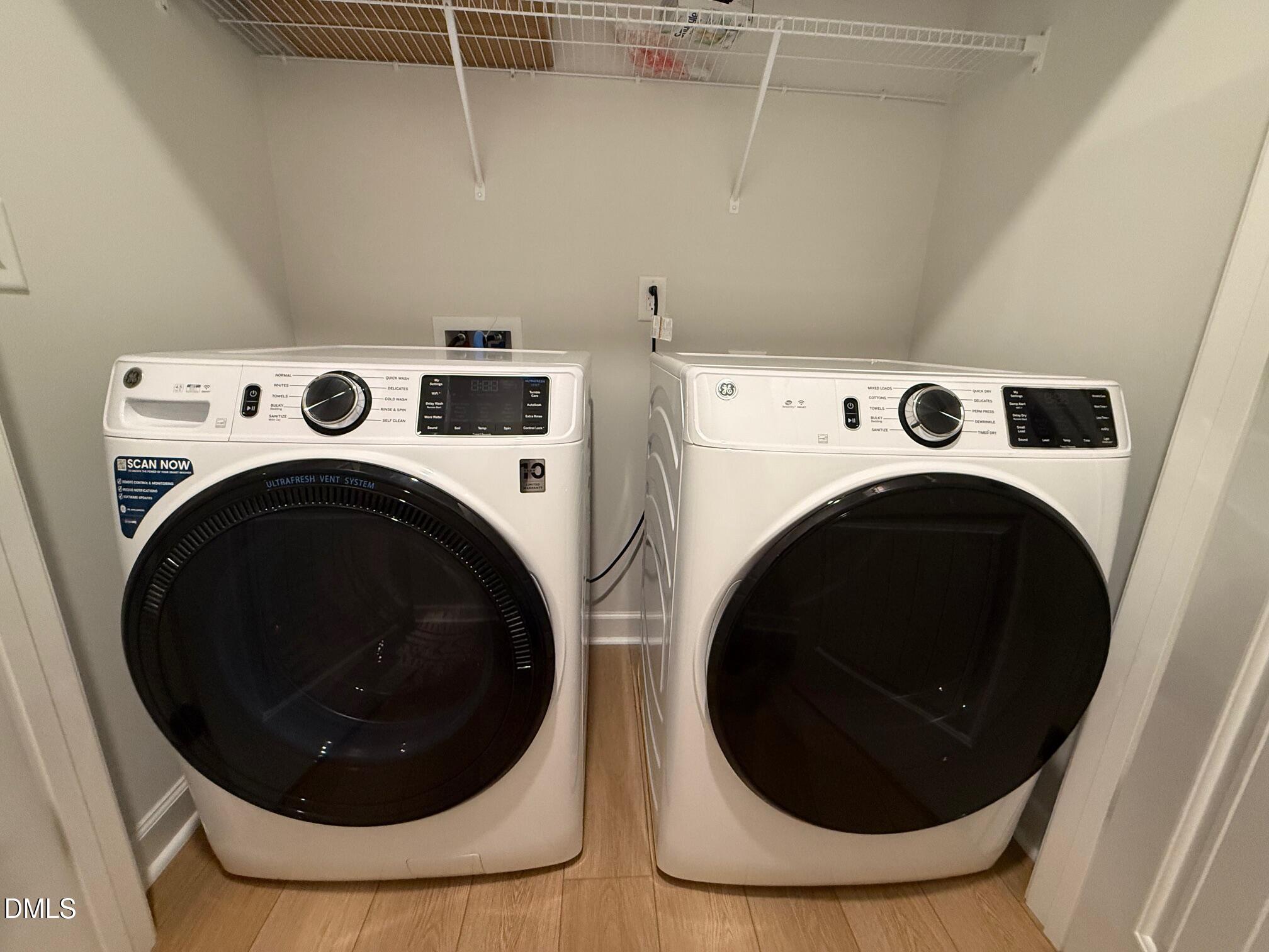 230 George Pine Way Knightdale, NC 27545 - Photo 16 of 31 a close up view of a washer and dryer