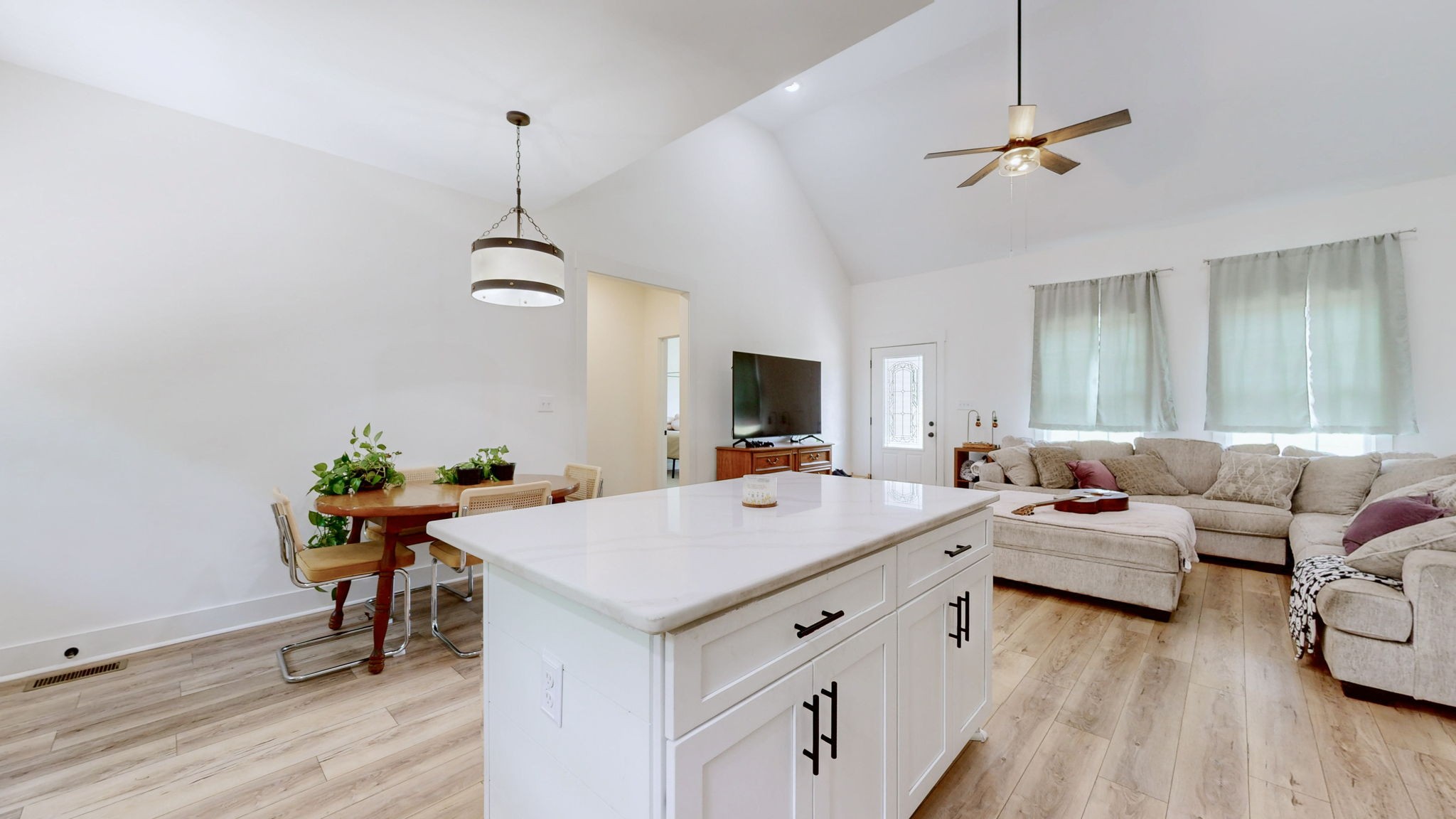 1663 Taylortown Road White Bluff, TN 37187 - Photo 11 of 38 a living room with furniture and a flat screen tv