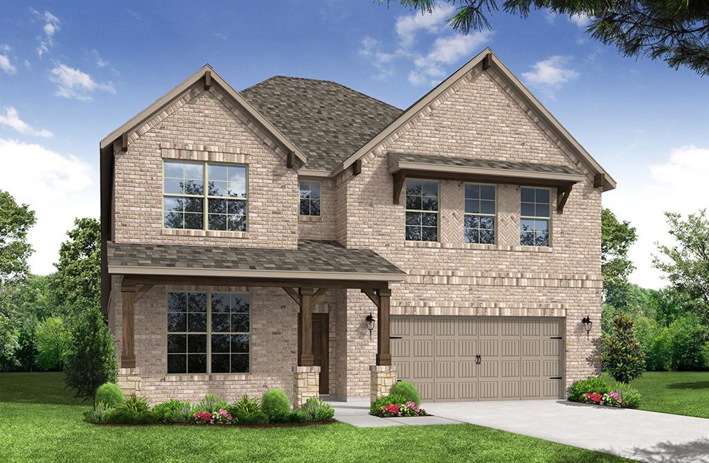 2084 Avondown Road Forney, TX 75126 - Photo 1 of 1 a front view of a house with a yard and garage