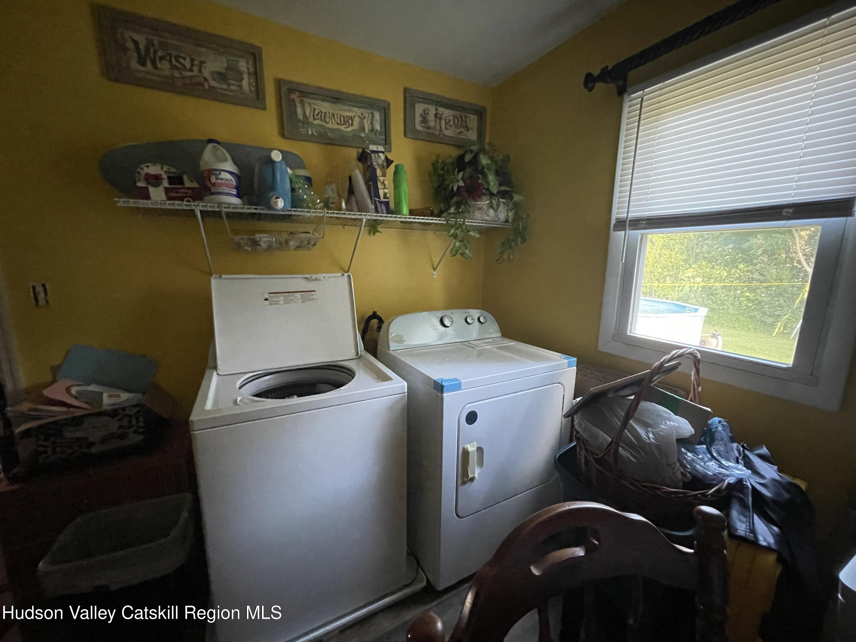 10 Johns Road Kerhonkson, NY 12446 - Photo 18 of 30 a utility room with dryer and washer