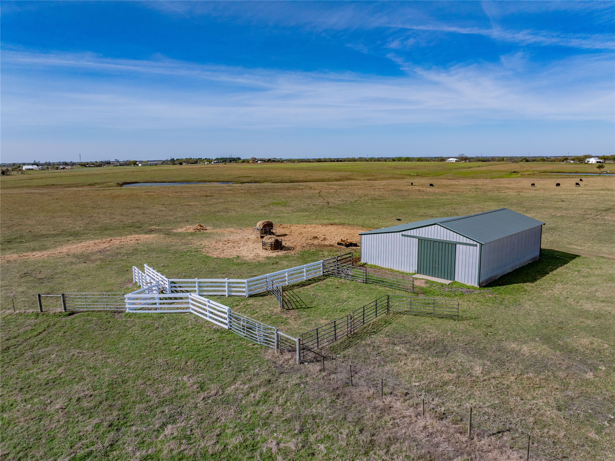 555 Knape Road La Grange, TX 78945 - Photo 3 of 28 a view of a lake with a big yard