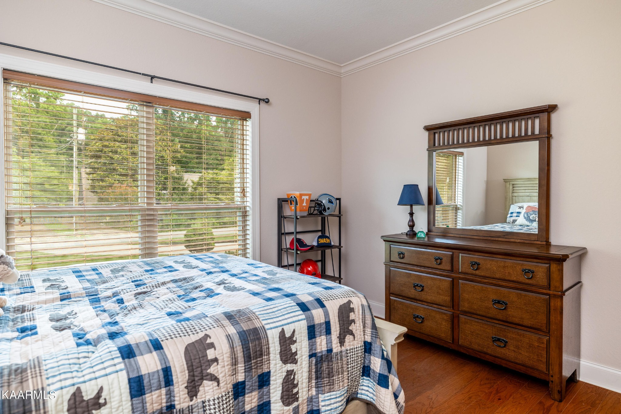 232 Riverview Road Townsend, TN 37882 - Photo 32 of 38 a bedroom with a bed and a dresser