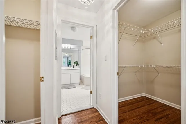 a view of a bathroom from a hallway
