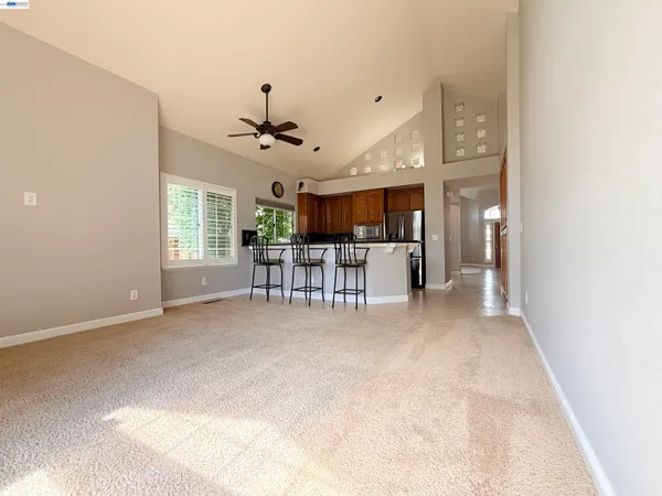 a view of a livingroom with a furniture