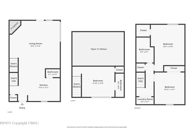 a view of a city with mountains in the background