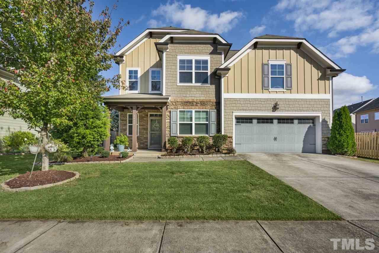 2433 Pilsley Road Apex, NC 27539 - Photo 1 of 28 front view of a house with a yard