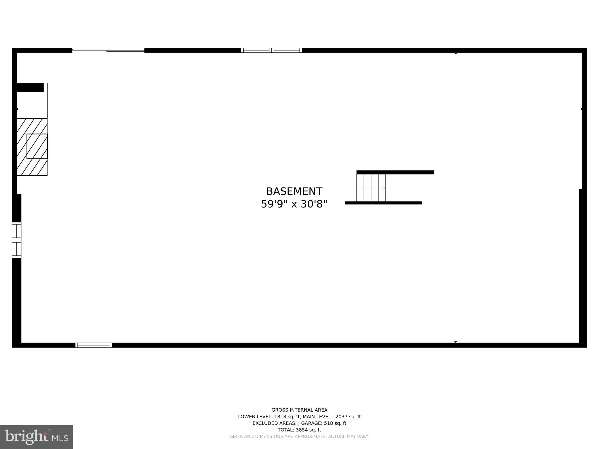 2647 Norbeck Road Silver Spring, MD 20906 - Photo 59 of 60 Basement Floor Plan - 2647 Norbeck Road