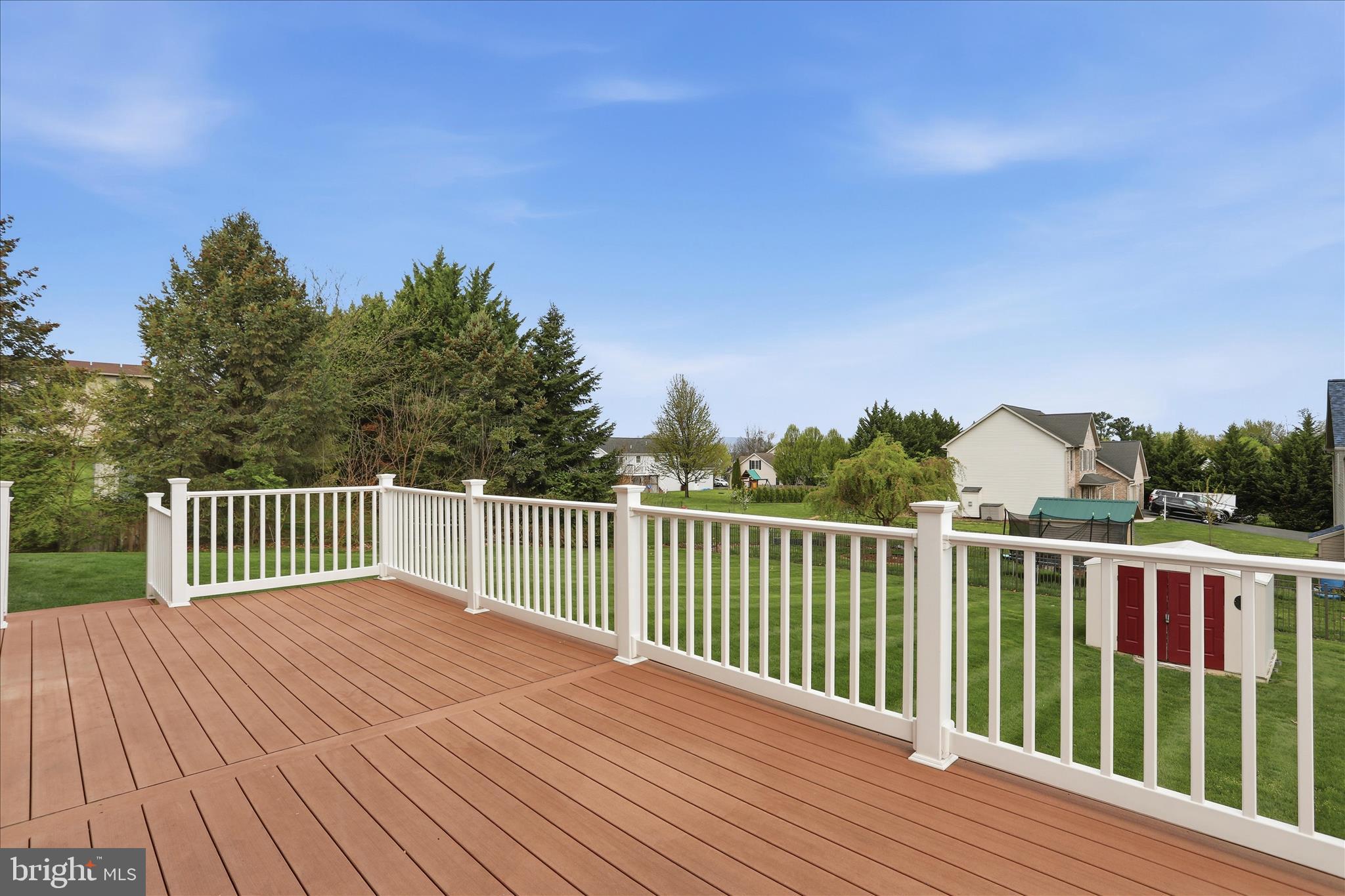 2309 Hafer Road, Unit 1 Fayetteville, PA 17222 - Photo 40 of 47 a balcony with wooden floor and fence