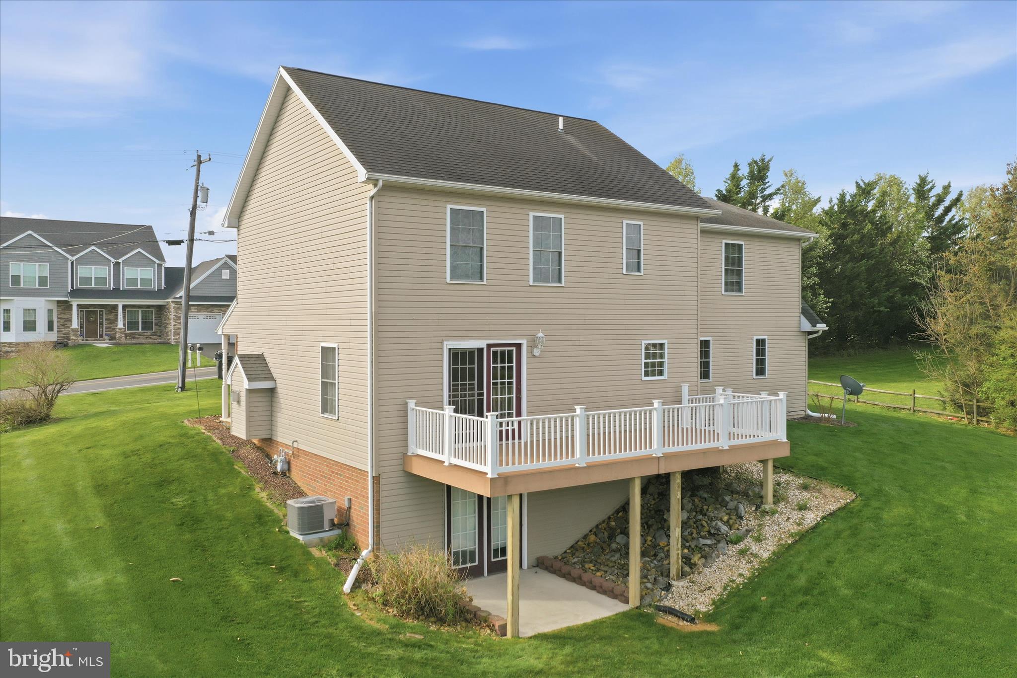 2309 Hafer Road, Unit 1 Fayetteville, PA 17222 - Photo 47 of 47 a aerial view of a house with a yard and sitting area
