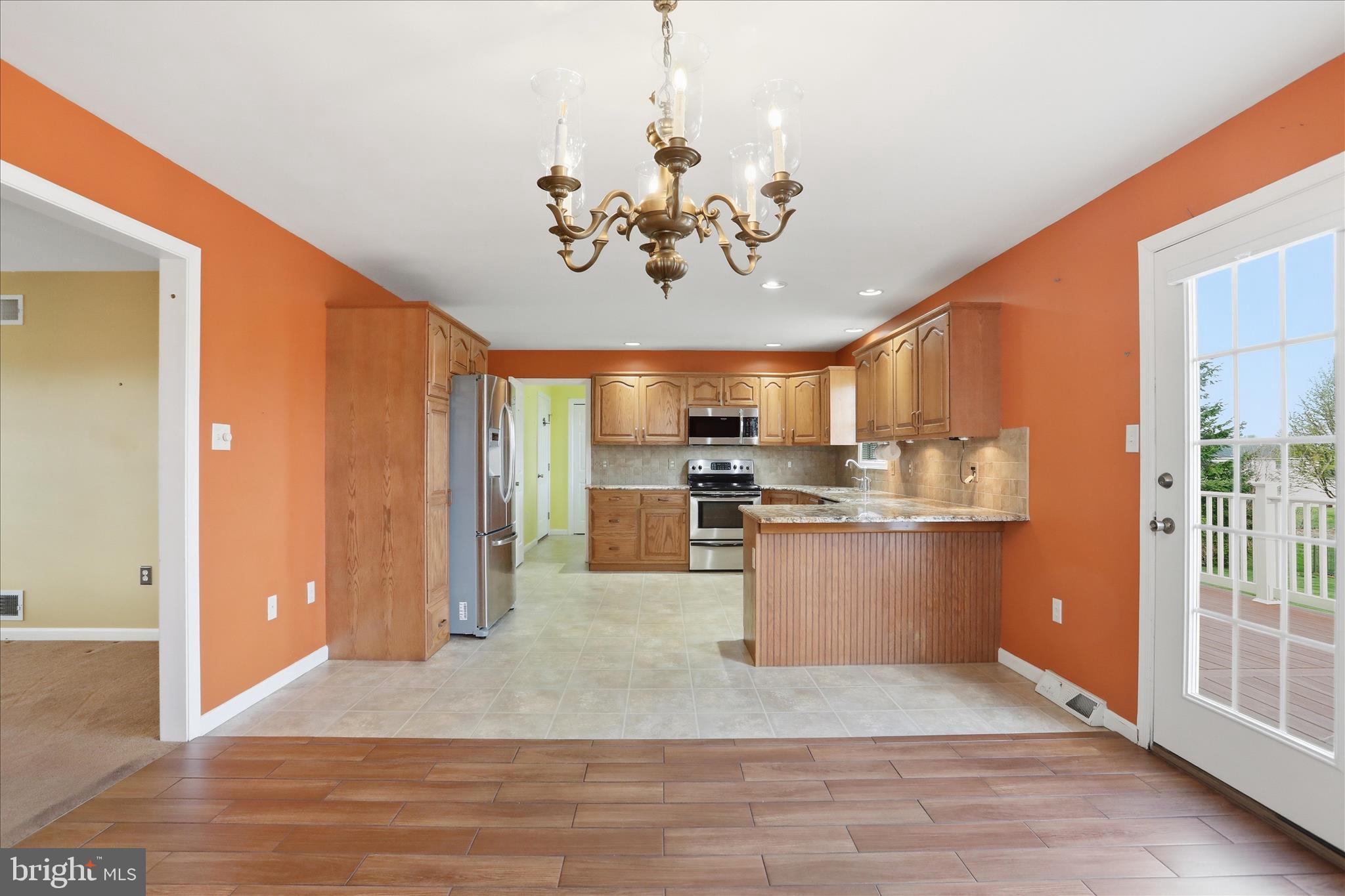 2309 Hafer Road, Unit 1 Fayetteville, PA 17222 - Photo 10 of 47 a view of a kitchen with a sink stainless steel appliances and cabinets