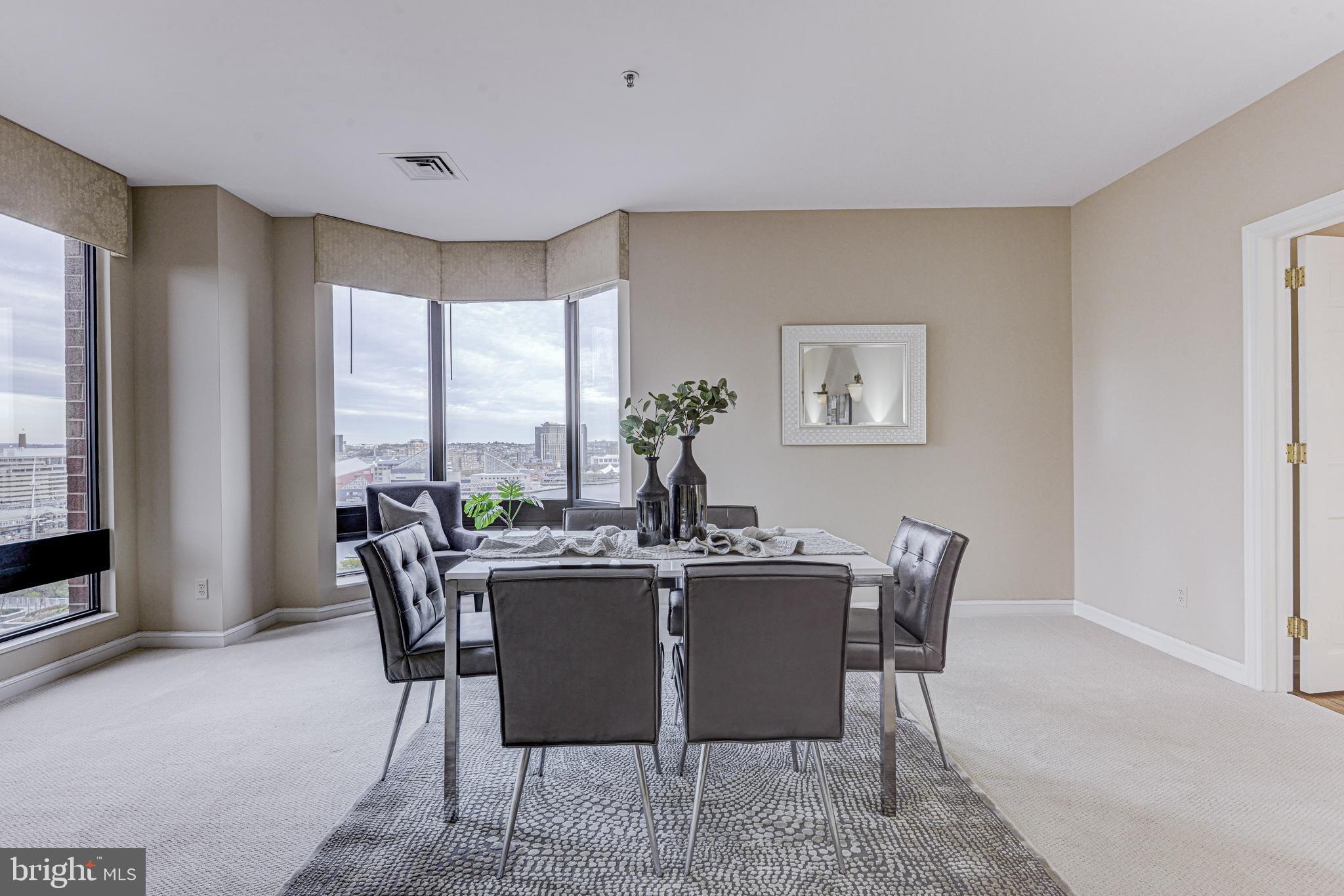 10 East Lee Street, Unit 1208 Baltimore, MD 21202 - Photo 18 of 43 Dining Room