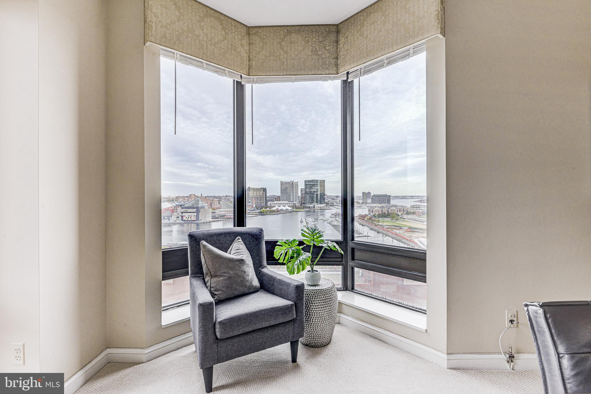10 East Lee Street, Unit 1208 Baltimore, MD 21202 - Photo 19 of 43 Amazing View from Living Room