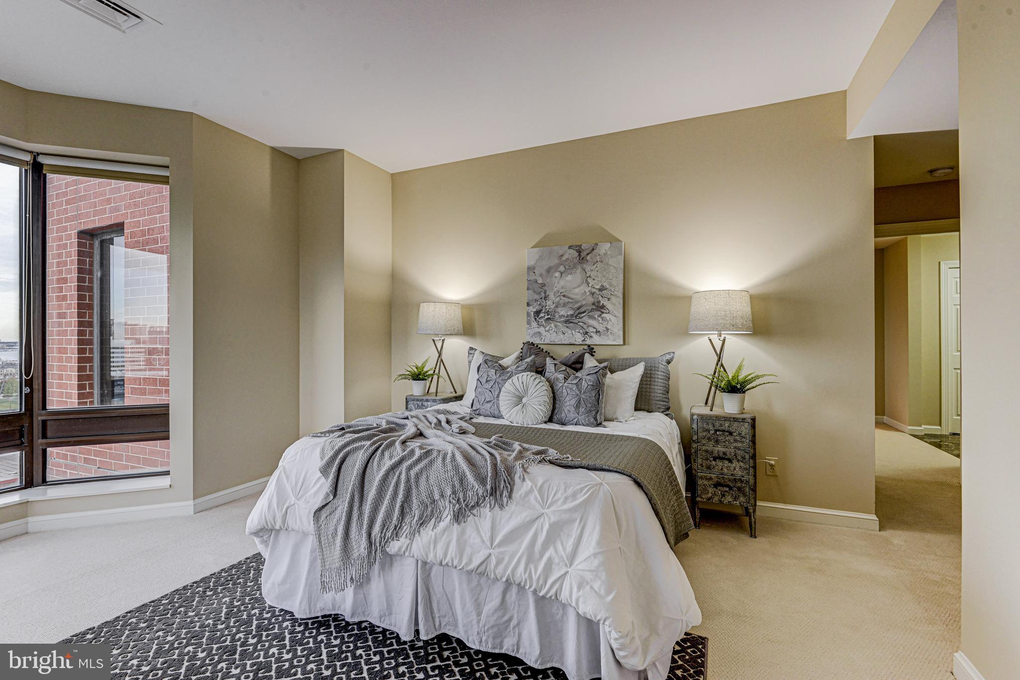 10 East Lee Street, Unit 1208 Baltimore, MD 21202 - Photo 32 of 43 Master Bedroom
