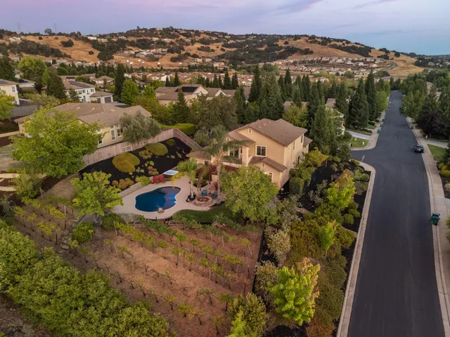 a view of outdoor space with swimming pool and porch