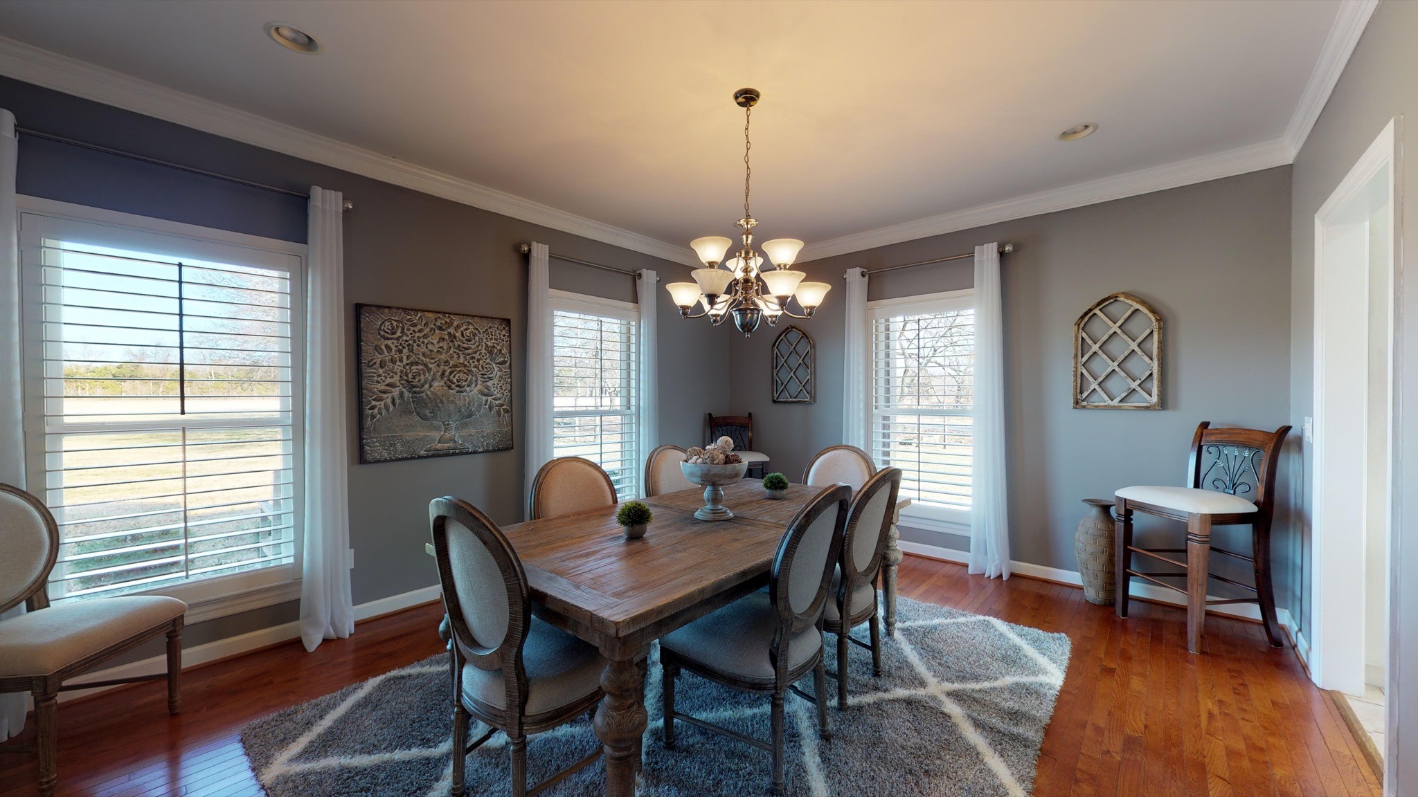 7450 Delbridge Road Murfreesboro, TN 37127 - Photo 28 of 50 a view of a dining room with furniture window and wooden floor