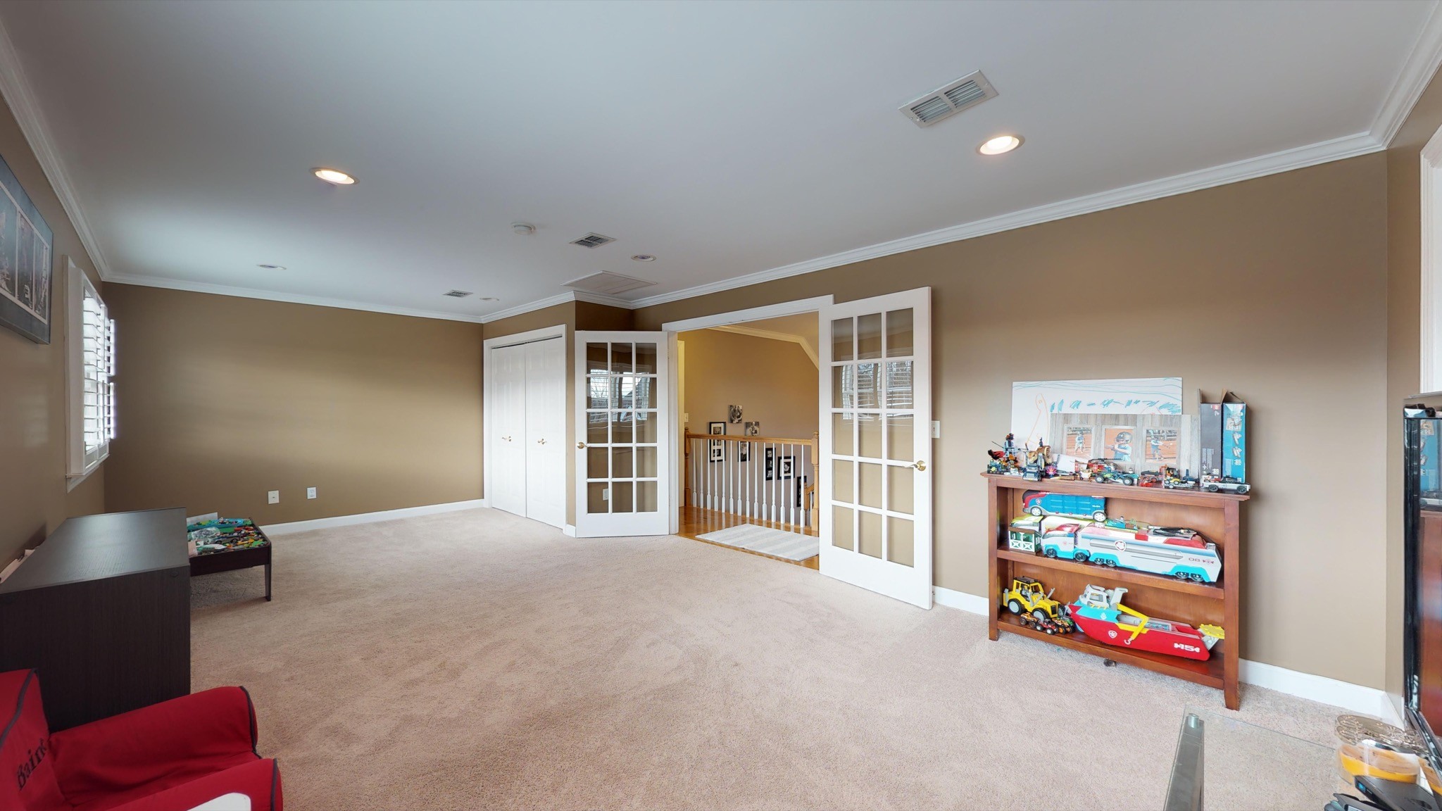 7450 Delbridge Road Murfreesboro, TN 37127 - Photo 46 of 50 a bedroom with furniture and a baby crib