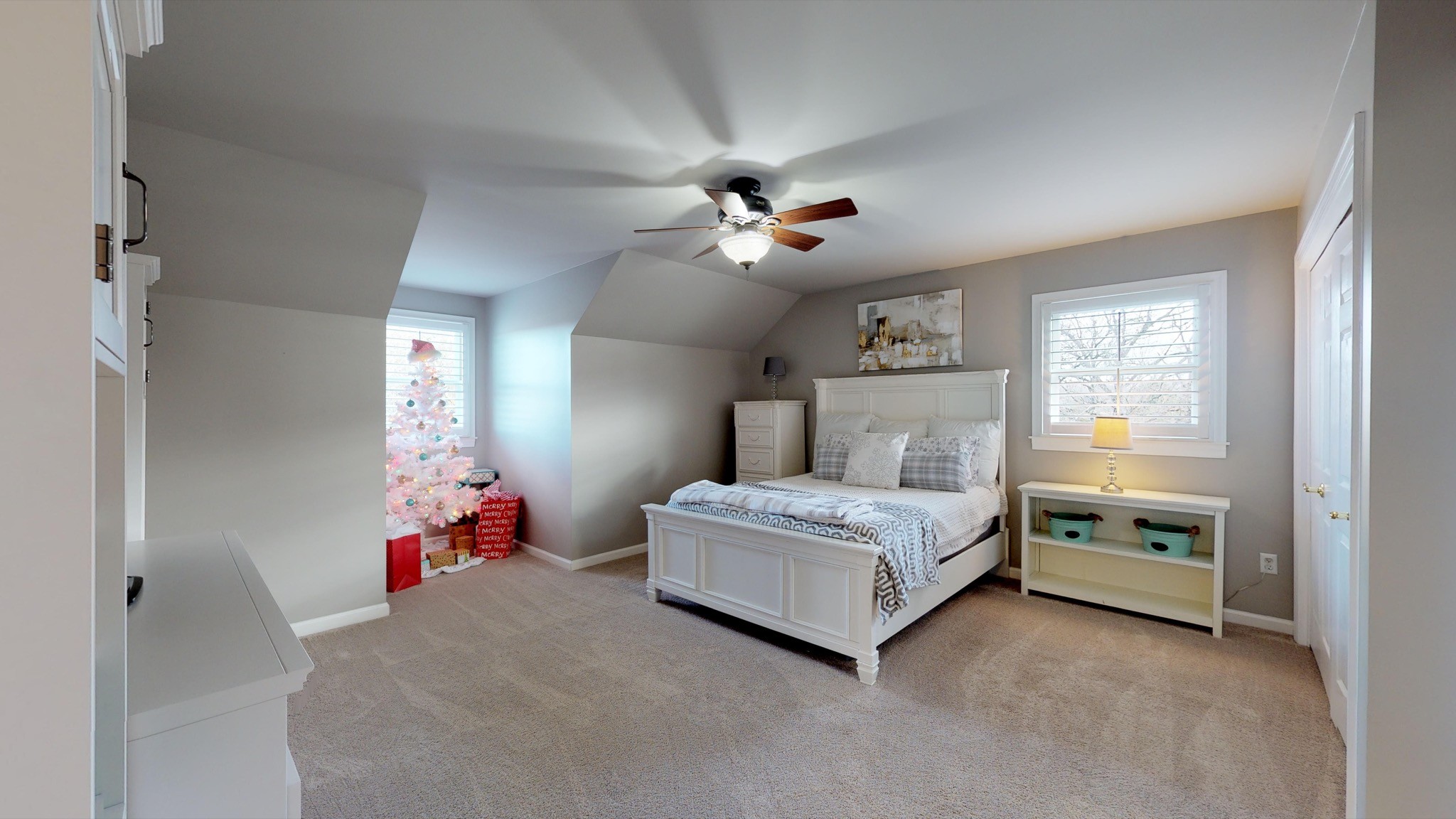 7450 Delbridge Road Murfreesboro, TN 37127 - Photo 47 of 50 a bedroom with a bed and a chandelier