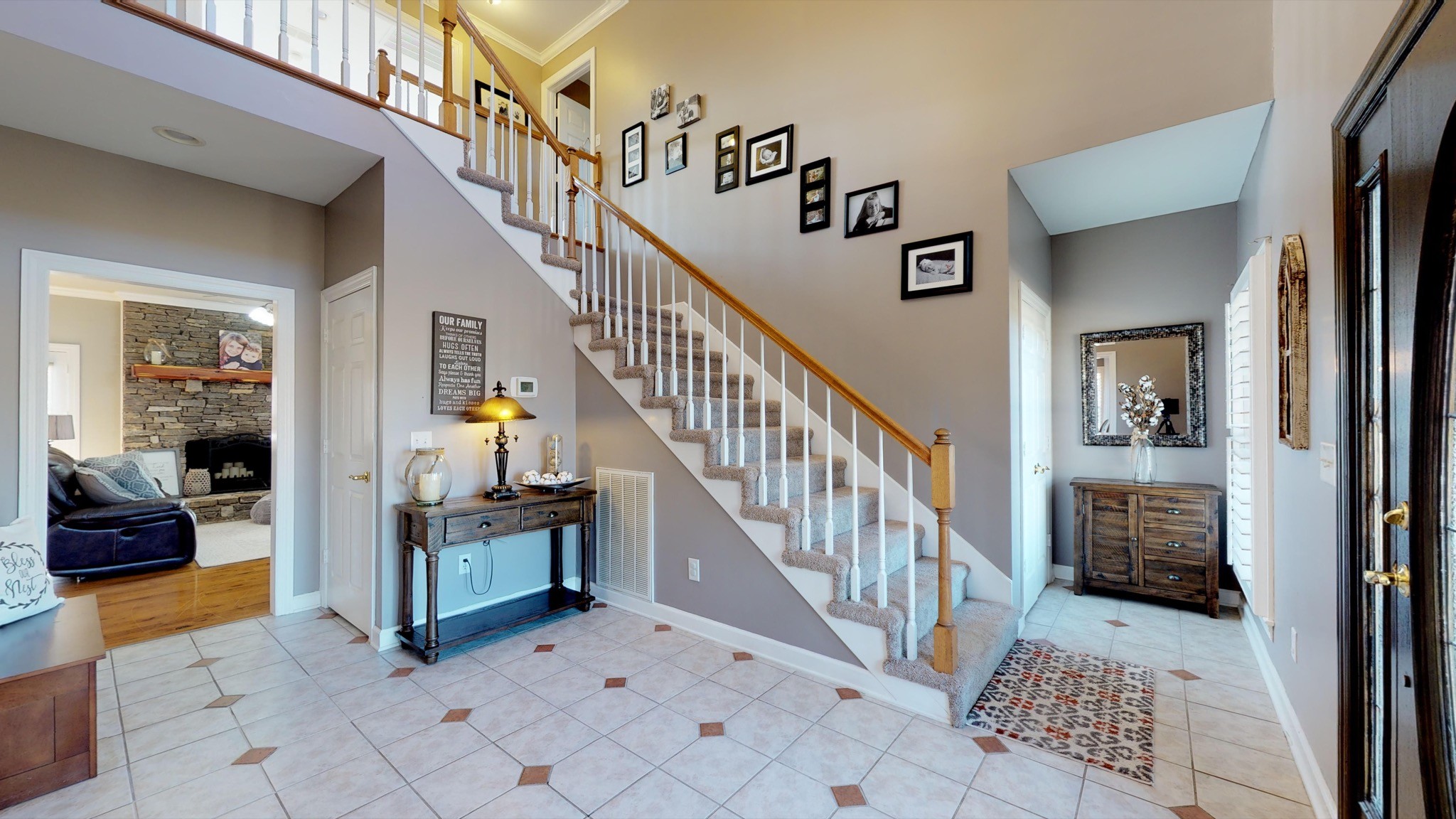 7450 Delbridge Road Murfreesboro, TN 37127 - Photo 10 of 50 a view of entryway and hall with a rug