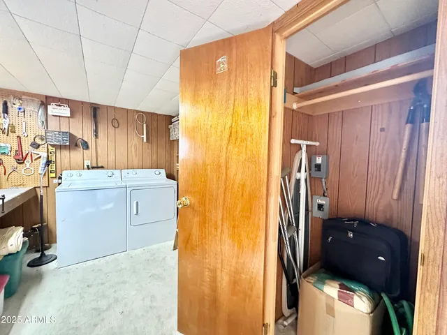 a view of a storage & utility room