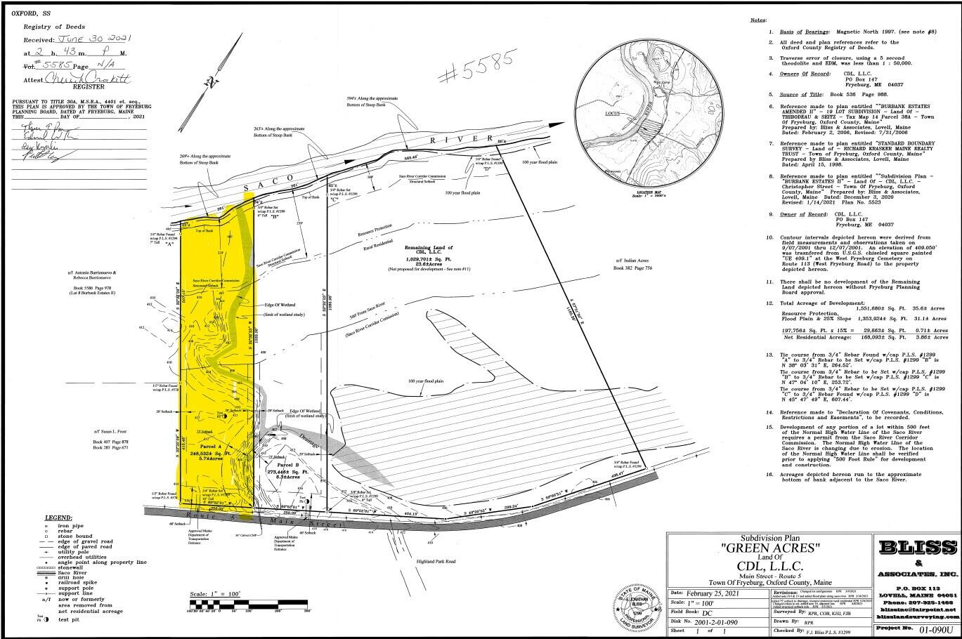 957 Lovell Road Fryeburg, ME 04037 - Photo 25 of 25 Survey