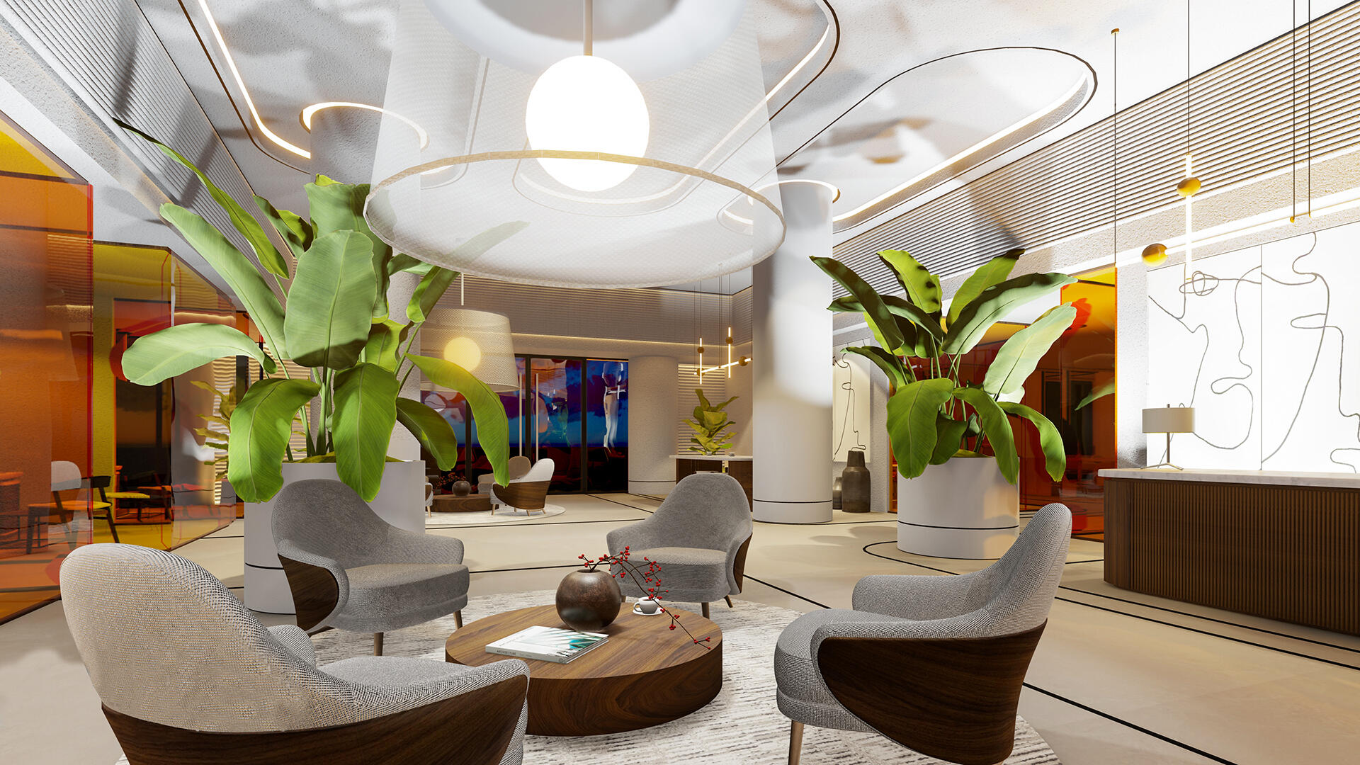 201 Southwest 10th Street, Unit 321 Miami, FL 33130 - Photo 7 of 17 a living room with fireplace furniture and a large window