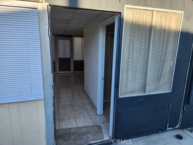 a view of hallway with stairs