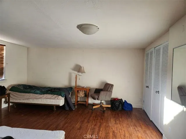 a close view of closet