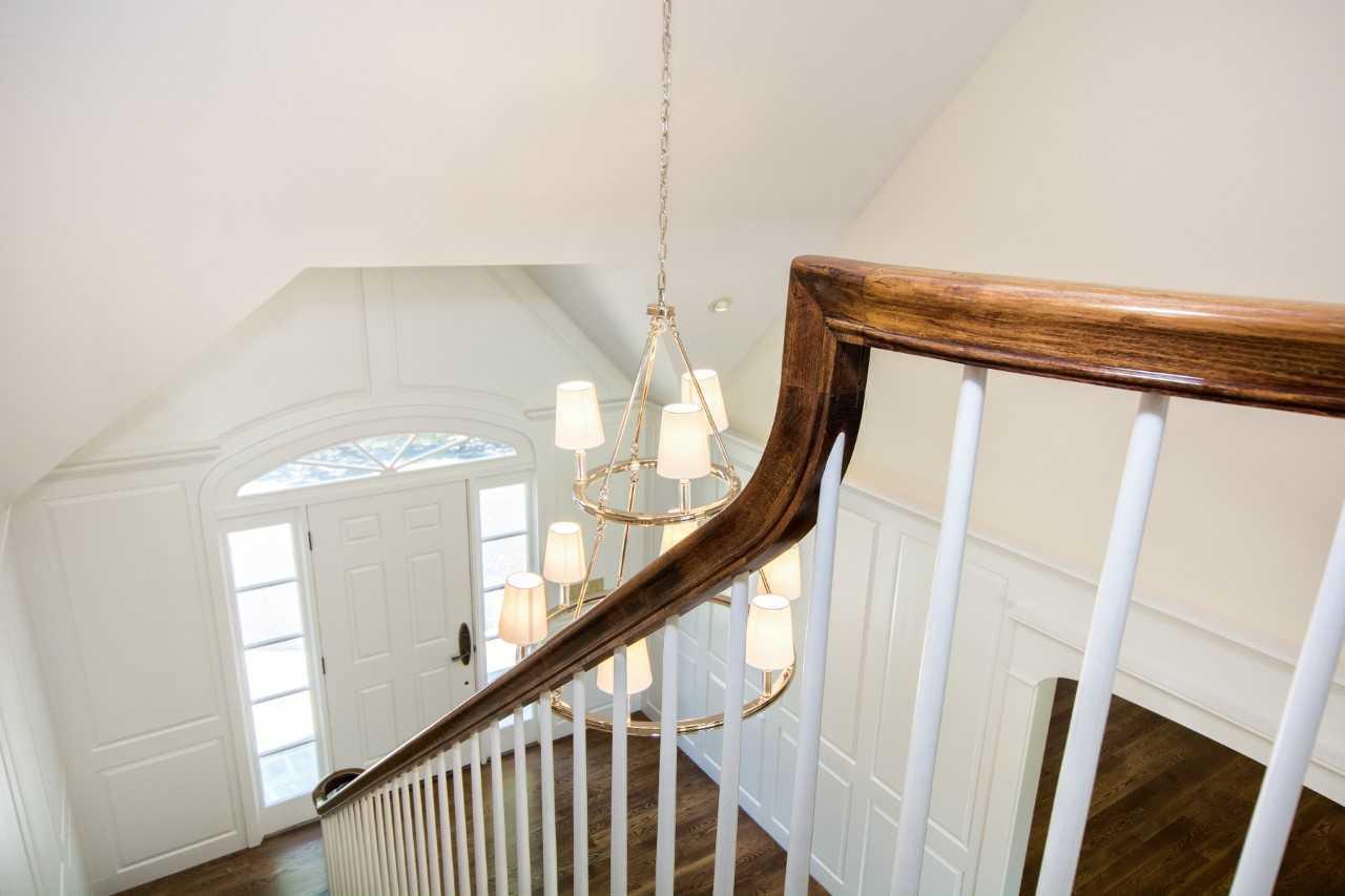 140 Pineleigh Path Osterville, MA 02655 - Photo 17 of 29 a view of staircase with railing and white walls