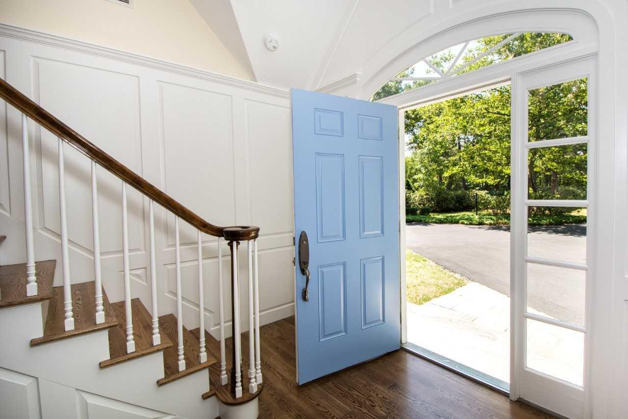140 Pineleigh Path Osterville, MA 02655 - Photo 3 of 29 a view of an entryway with wooden floor