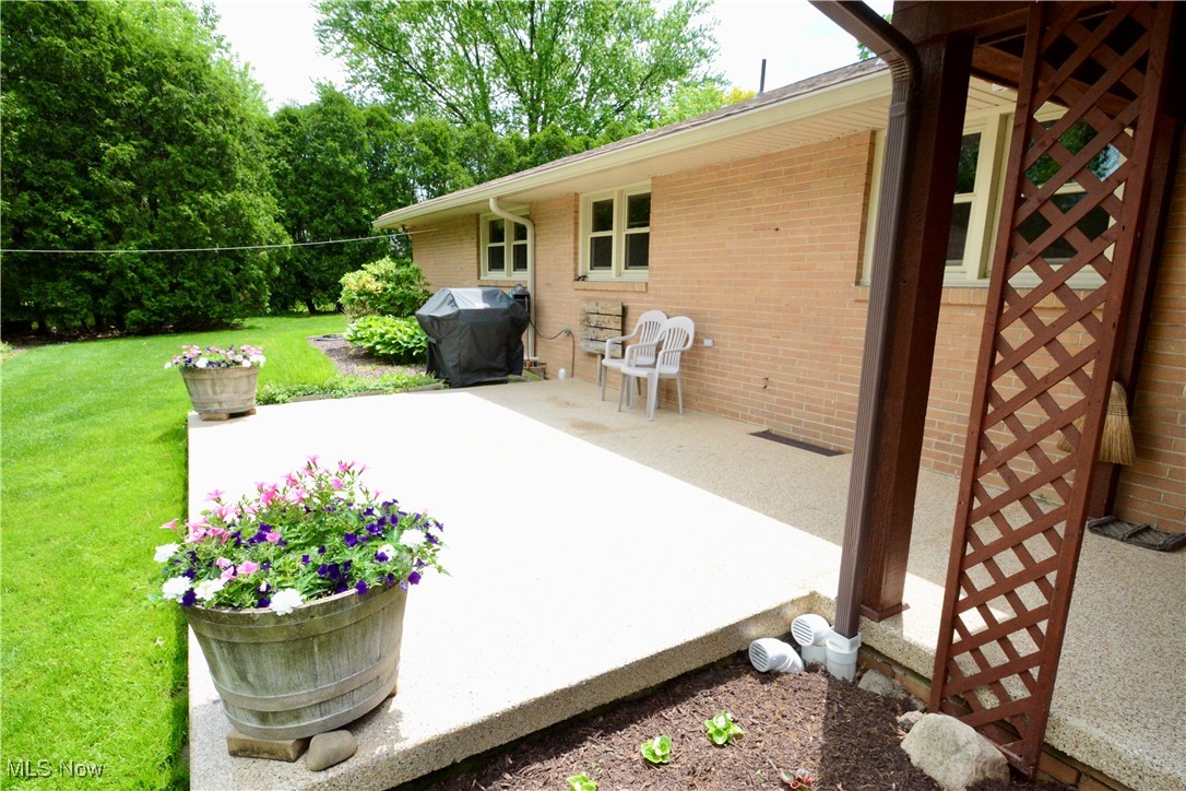 2724 Spitler Road Youngstown, OH 44514 - Photo 10 of 30 View of patio / terrace featuring a grill