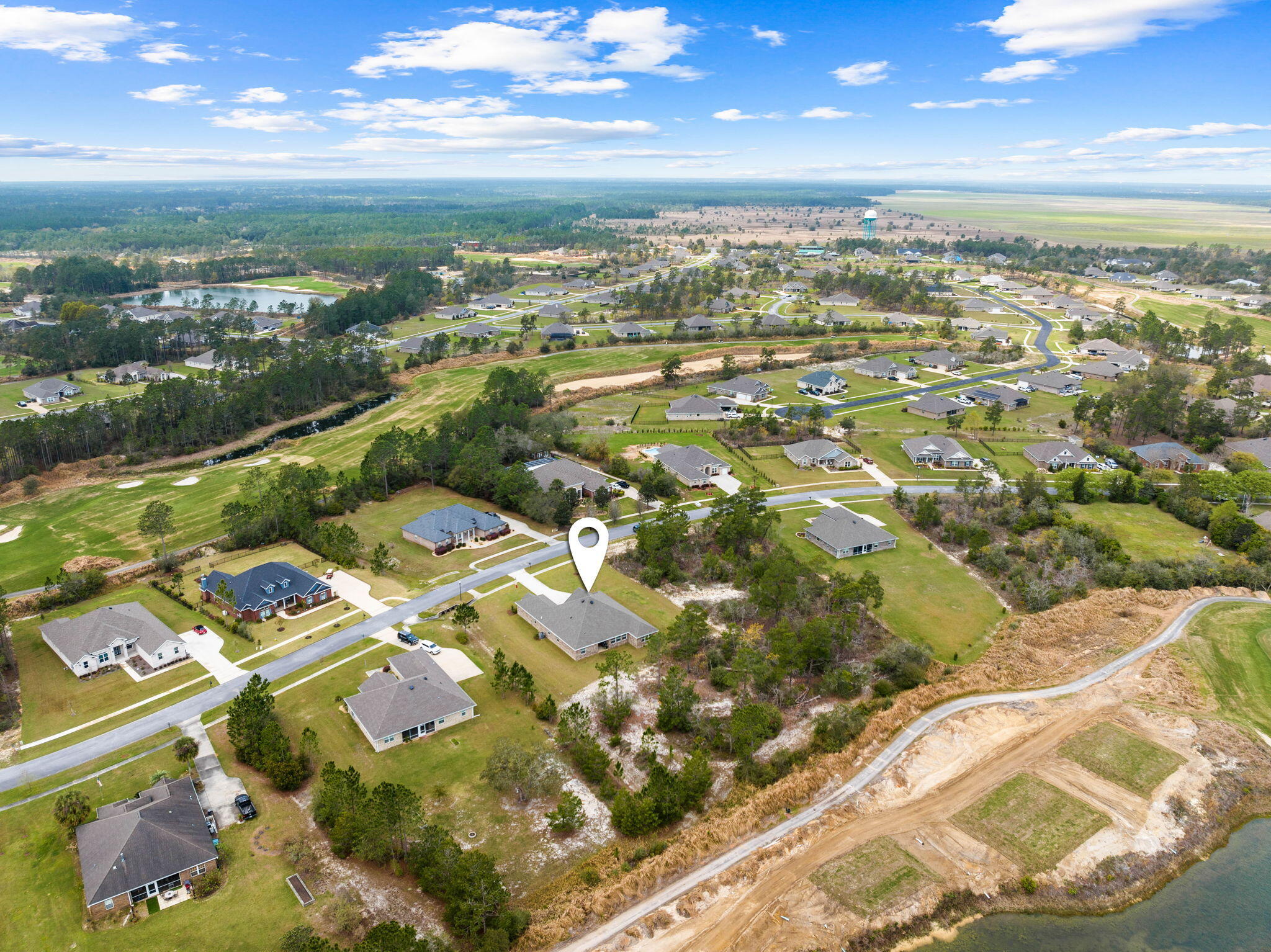 1297 Brushed Dune Circle Freeport, FL 32439 - Photo 62 of 73 an aerial view of residential houses with outdoor space
