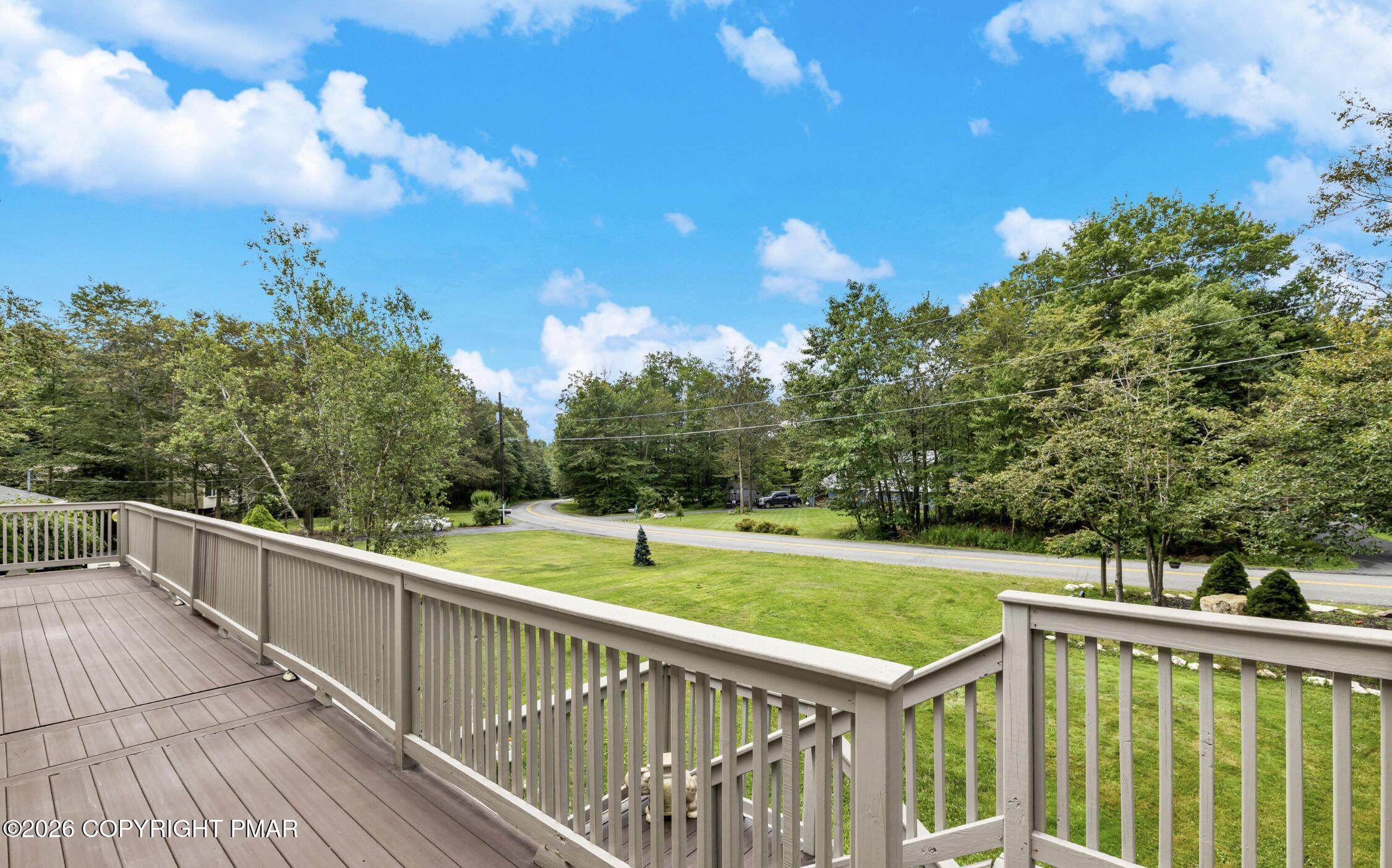 3337 Ross Road Tobyhanna, PA 18466 - Photo 6 of 10 a view of a balcony with yard