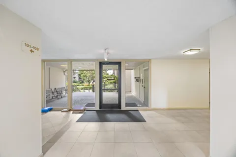 a view of a room with window
