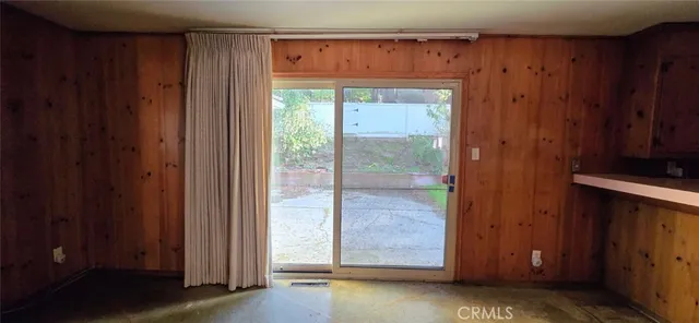 a view of an front door