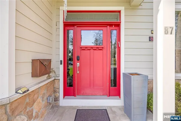 a living room with furniture potted plant and a fireplace