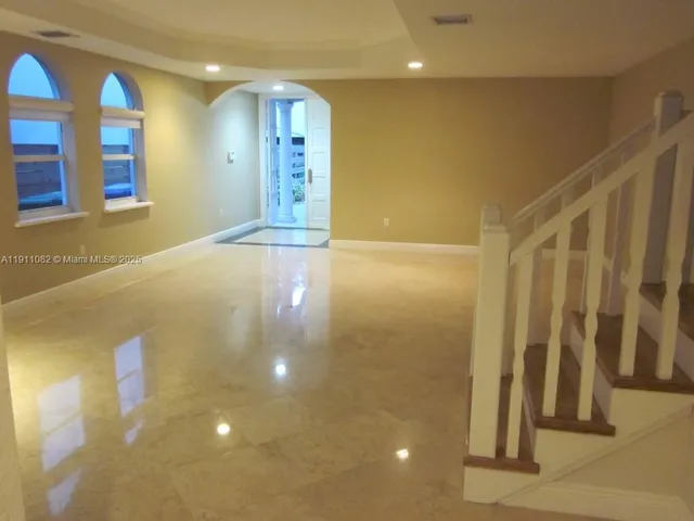 a view of an empty room